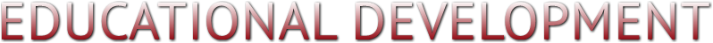 EDUCATIONAL DEVELOPMENT EDUCATIONAL DEVELOPMENT